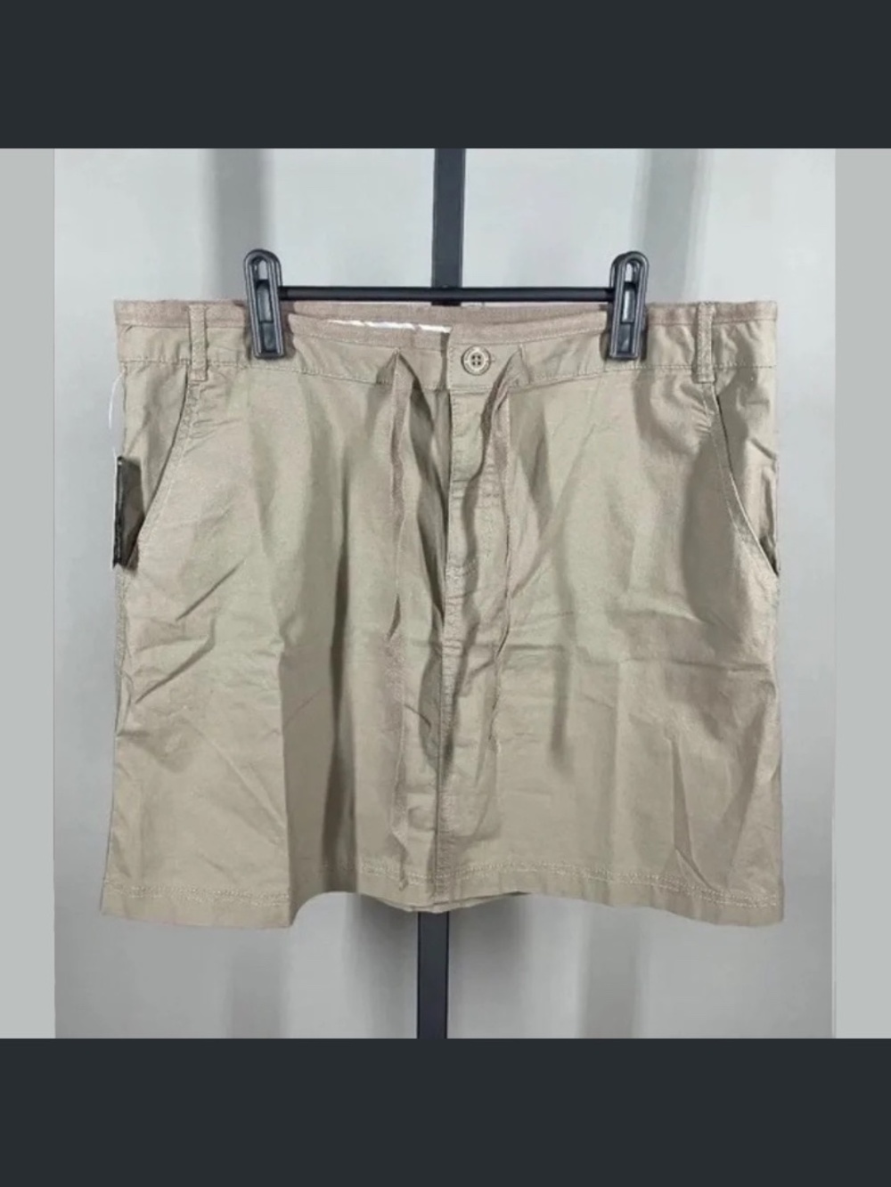NEW Eddie Bauer Skirt Womens 8 brown straight classic outdoor gorp camp